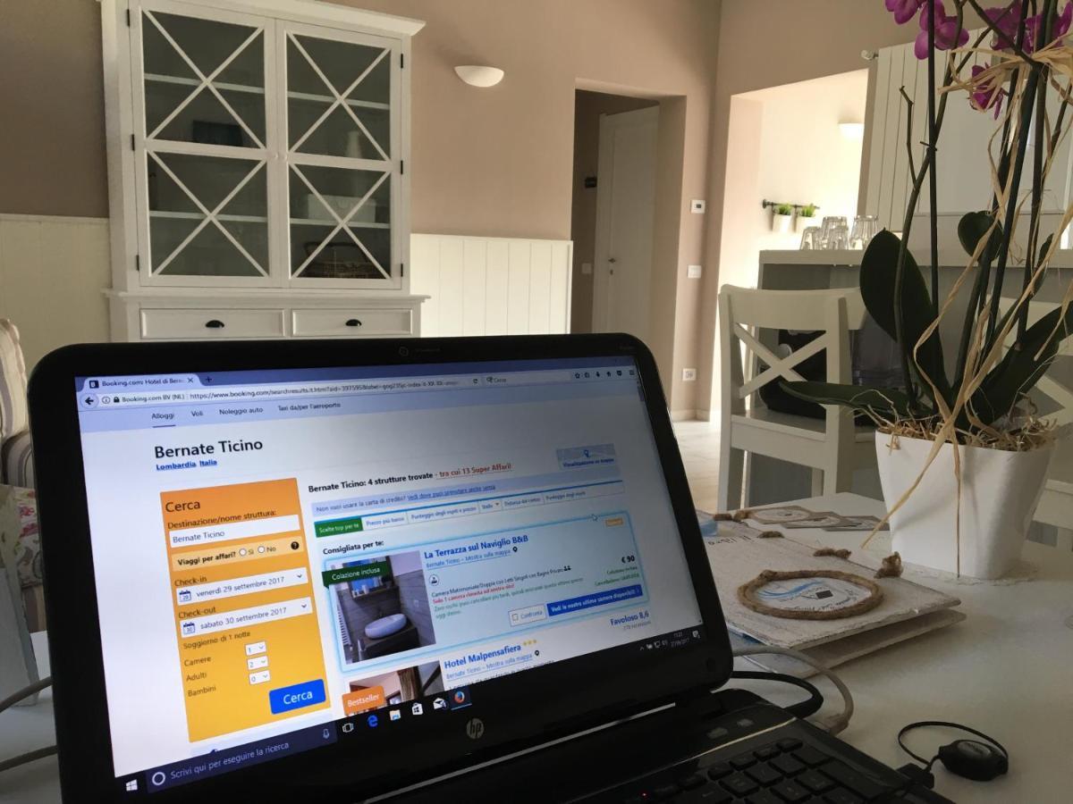 La Terrazza Sul Naviglio B&B Bernate Ticino Ngoại thất bức ảnh